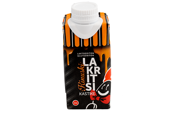 Drop Caramel Saus "Kinuski Lakritsikastike" van Kouvolan