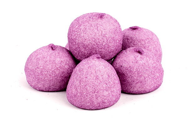 Paarse snoepjes